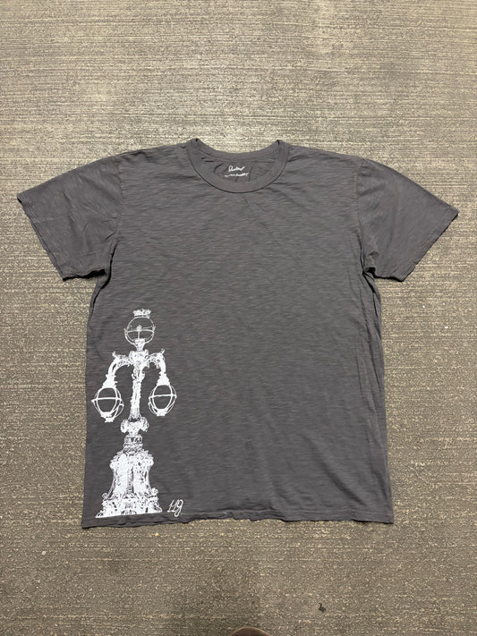 Emperor Lamp 4.5oz Slub tee - Black (G&J x Daeker)