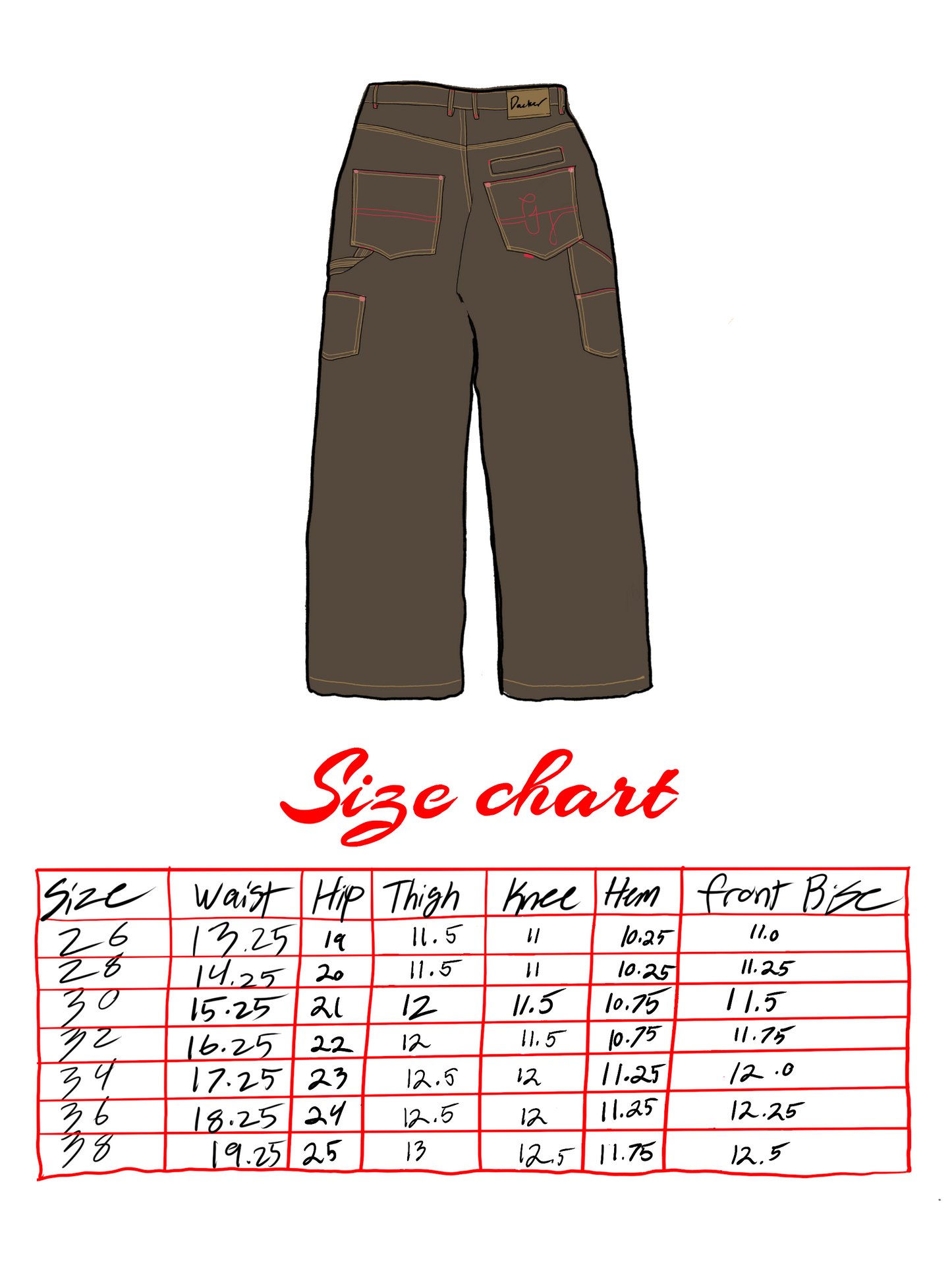 Garrison & Jeffries x Daeker Denim Cordura Carpenter Pants