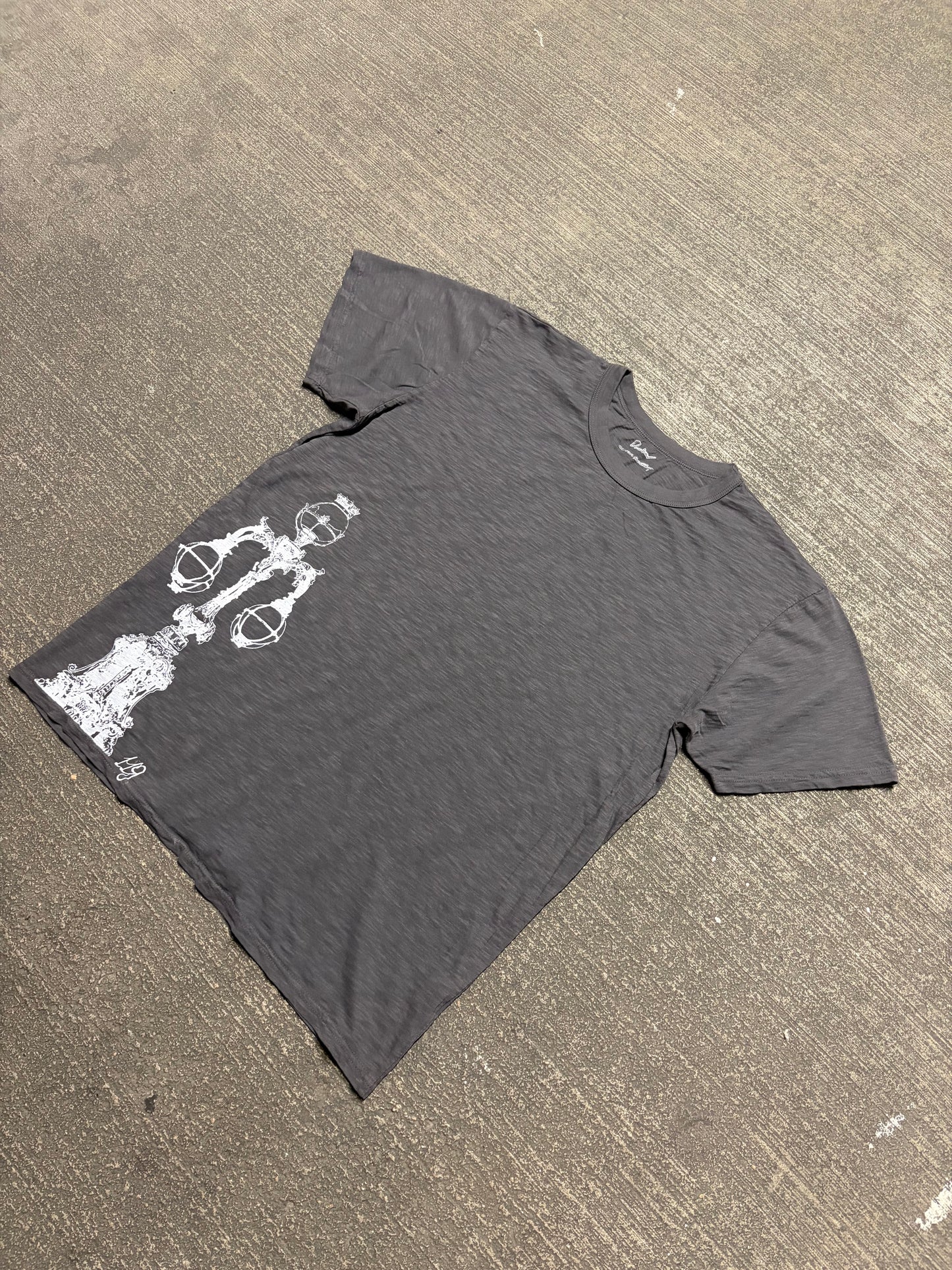 Emperor Lamp 4.5oz Slub tee - Black (G&J x Daeker)
