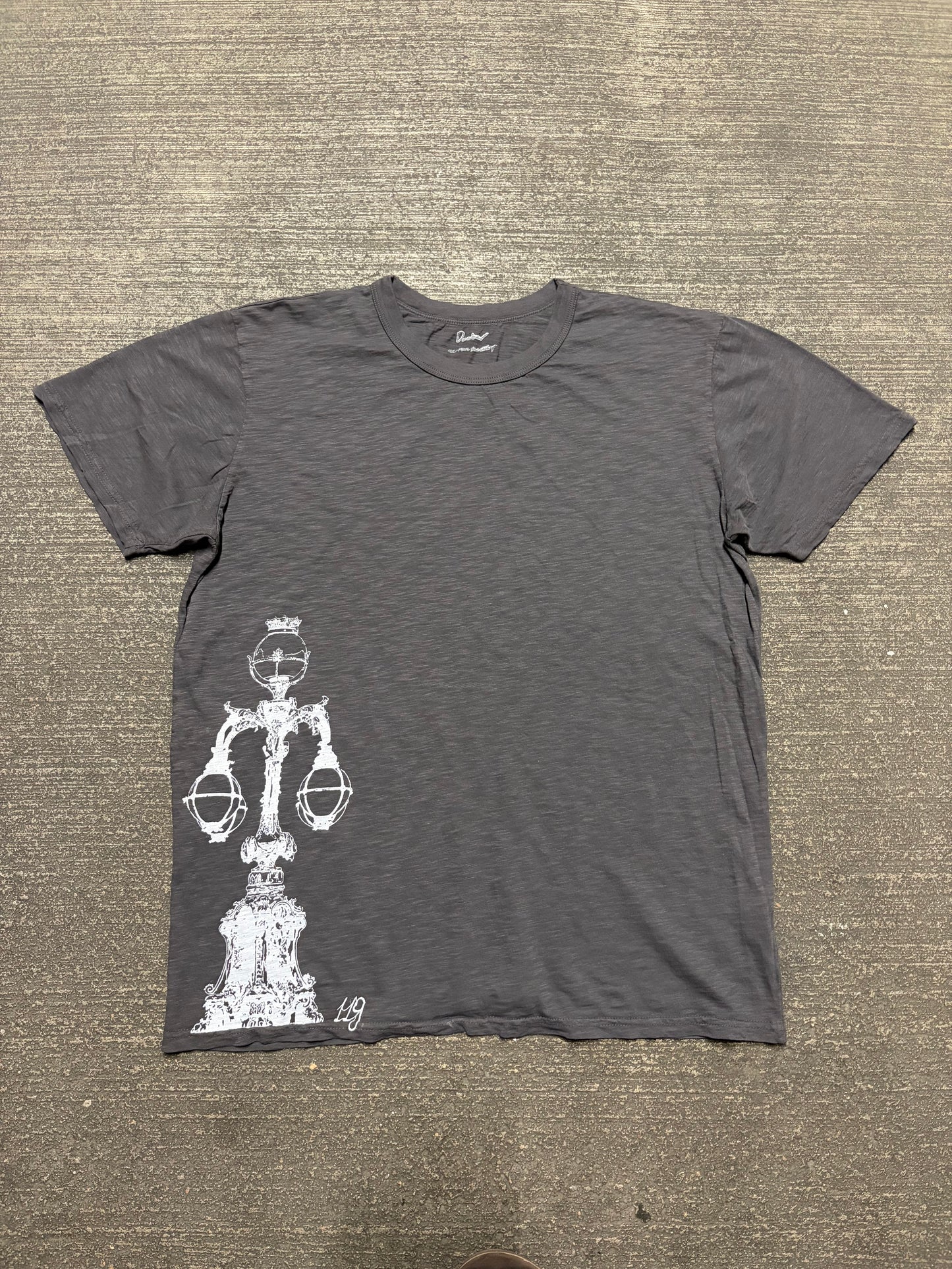 Emperor Lamp 4.5oz Slub tee - Black (G&J x Daeker)