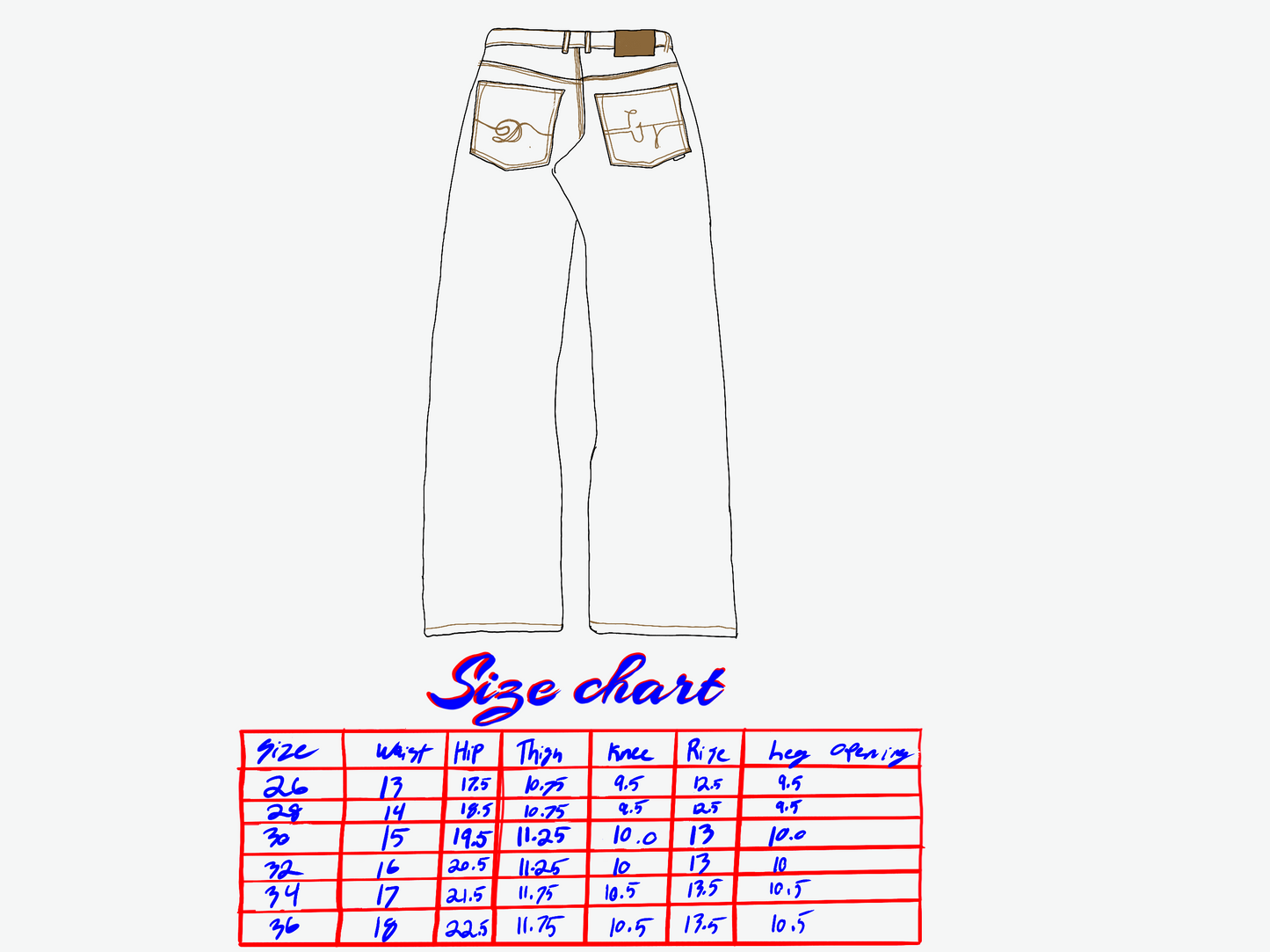 G&J x Daeker "5 Pocket" (Straight leg)